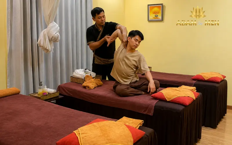 men massage men