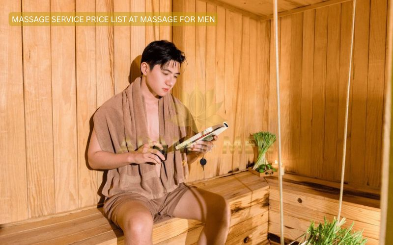 Massage Service Price List at Massage For Men